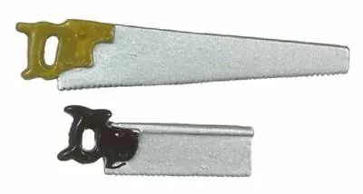 Dollhouse Miniature Set Of Two Saws • $3.99