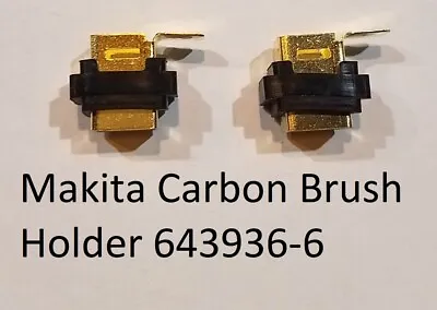 OEM Genuine Makita Carbon Brush Holder Pair 2 Pcs 643936-6 HP1500 HR2475 HR2455 • $18.90