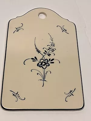 Villeroy & Boch Vieux Luxembourg Cheese And Cracker Board Plate Blue Floral • $28