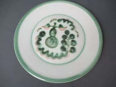 MA Hadley Pottery Pear & Grapes Dinner Plate - 11 1/8  Wide - D4 Sb • $19.94