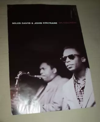 MILES DAVIS & JOHN COLTRANE On Columbia 1989 ORIGINAL SONY POSTER 24 X36  Jazz • $12.99