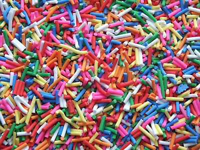 NEW 20g Bag FAKE FOOD Polymer Clay Ice Cream Sprinkles 100's & 1000's Topping • £3.99