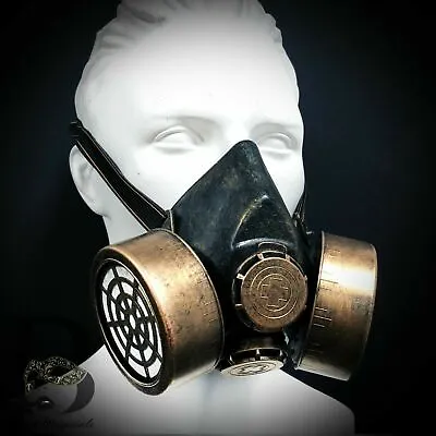 New Adult Halloween Gas Mask Cosplay Steampunk Costume Mouth Masquerade Mask • $16.96
