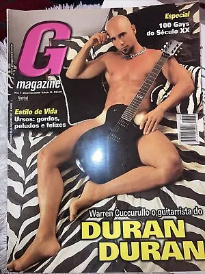 G Magazine Brazil Warren Cuccurullo Duran Duran Juan Carrera Beto Chagas Gay • $218.59