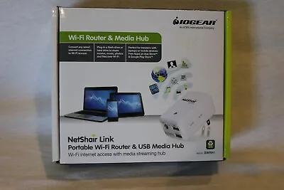 IOGEAR WIFI Router & Media Hub Model GWRH1 • $14.95