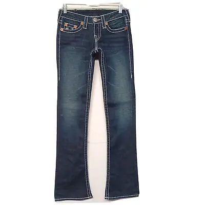 True Religion Gina Big T Womens Jeans Sz 25  L34  Stretch  • $45