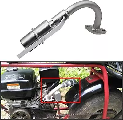 Exhaust With Muffler For Predator 212cc GX160 GX200 Go Kart & Mini Bikes • $35.50