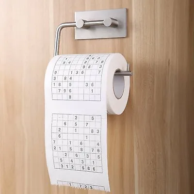 $15.95 • Buy Stainless Steel Adhesive Toilet Paper Holder Towel Tissue Roll Hanger Bathroom