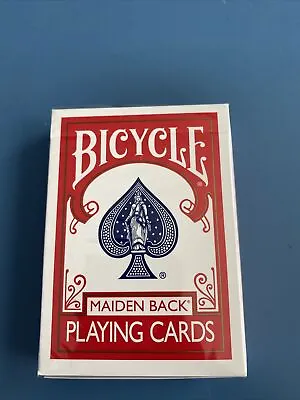 Marked Playing Cards Made By Bicycle Playing Card Company Red Back Maiden. • $13.99