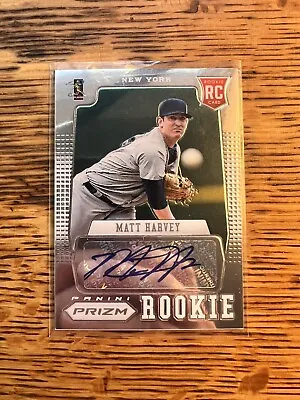 2012 Panini Prizm Rookie Auto Matt Harvey #RMH Rookie Auto RC • $36