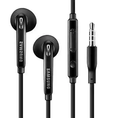 Genuine Samsung Handsfree Headphones Earphones Earbud With Mic EO-EG920BB Black • £3.99