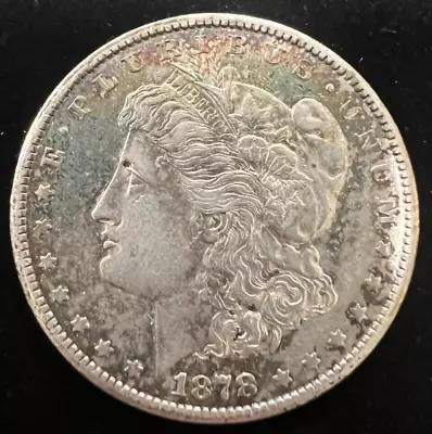 1878-CC Morgan Silver Dollar - Stunning Toning! Key Date! • $138.50