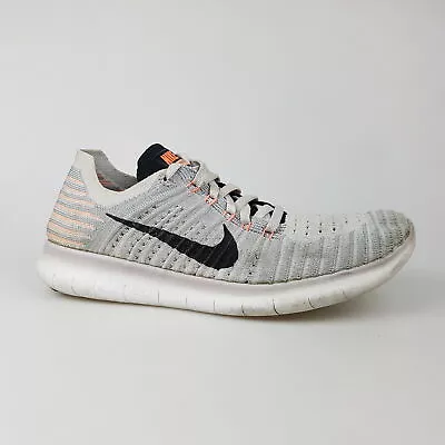 Women's NIKE 'Free RN Flyknit' Sz 8.5 US Runners Shoes Grey | 3+ Extra 10% Off • $59.49