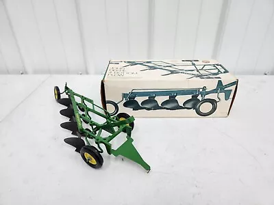 Vintage Original 1/16 Ertl John Deere Toy 4-Bottom Plow In Box Farm Tractor  • $51