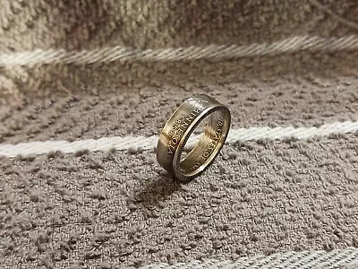 Minnesota 90% Silver Washington Quarters Coin Ring Size 8  2005 Handcrafted • $34