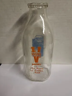 Virginia Dairy Stop Don't Regret It 1 Quart Milk Bottle • $9.75