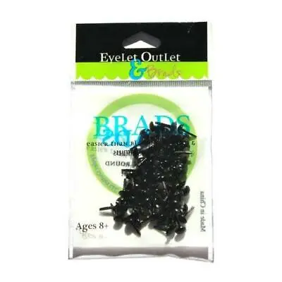 Eyelet Outlet 4mm Round Brads 70pcs • £2.99