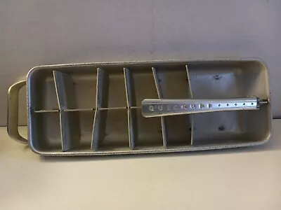 Vintage  FRIGIDAIRE Ice Cube Tray Quickube Aluminum Metal Retro Quick Release  • $9.99