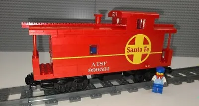 Custom Train Santa Fe 01 Caboose -Please Read Item Description- • $212.31