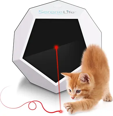 Automatic Cat Cube Toy - Electronic Rotating & Moving Teaser Machine For Interac • $16.79