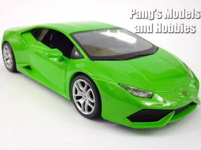 Lamborghini Huracan - 2014 - 1/24 Scale Diecast Metal Model By Maisto - Green • $29.99