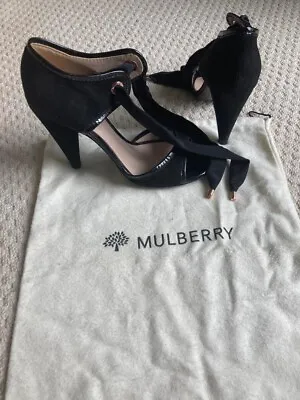 Mulberry Black Shoes Size 6 • £90
