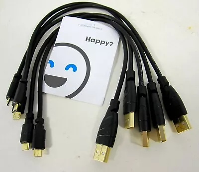 1X Micro USB Cable 2.0 Data Sync & Charger Cable 1FT 2000040 862 • $5.09