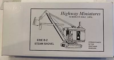 HO Scale Jordan Highway Miniatures Erie B-2 Steam Shovel Kit # 303 New • $30