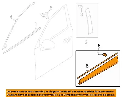 MAZDA OEM 17-19 CX-5 Front Door Exterior Trim-Lower Molding Right KB7W51RA0E • $43.50