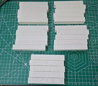 1/160 N Scale  25 Pack 53ft Shipping Containers White     FREE SHIPPING  • $25