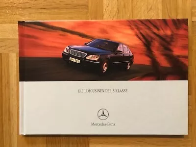 Prospectus Mercedes-Benz W220 S-Class S 500 S 600 2002 Brochure Brochure Catalogue • $19.15