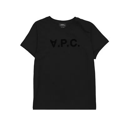 A.P.C. Women T-Shirt F26944 BLACK LZZ • $116.06