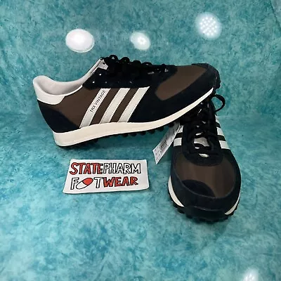 Adidas TRX Vintage Men’s Low Top Brown Black Retro Shoes Sneakers Size 10.5 • $59.99