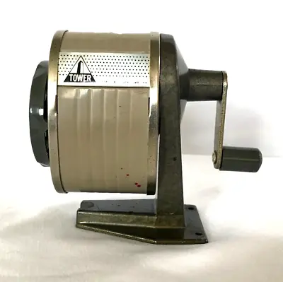 Vintage Sears Tower Apsco 5-Hole Hand Crank Pencil Sharpener Wall/Desk Mount • $49.99