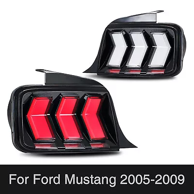 LED Tail Lights For Ford Mustang 2005-2009 5th Gen Sequential Clear Rear Lamps • $499.99