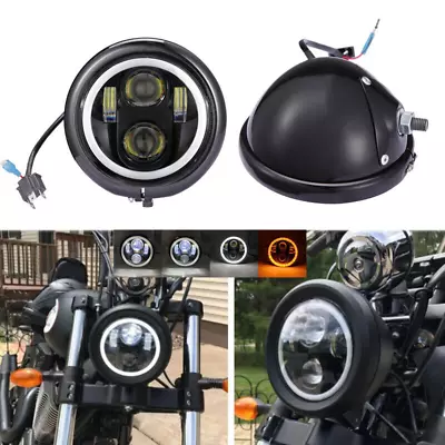 5.75  LED Headlight Housing Bucket Fits Yamaha Virago 250 750 535 1100 Vmax 1200 • $58.25