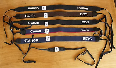 1x Genuine Vintage Canon Camera Neck Strap 027 • $17.90