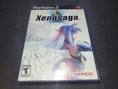 Xenosaga Episode I 1 Der Wille Zur Macht Black Playstation 2 PS2 LN Perfect CIB • £96.17