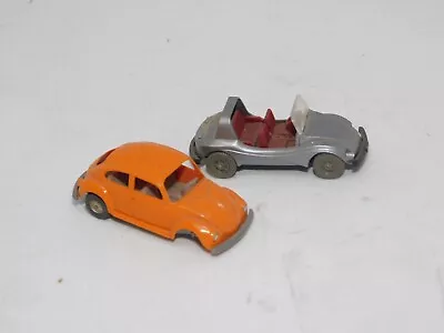 $11.99 • Buy 1/87 HO Wiking VW Volkswagen 1303 Beetle Bug ORANGE & VW KAFER DUNE BUGGY LOT 2