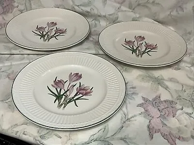 Mikasa Italian Countryside Floral Salad Plate Crocus Lot 3 Replacement Plates • $45