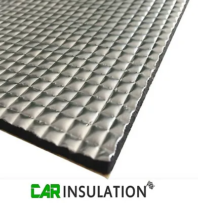 1m2 Sound Absorbing Van Insulation GMGR10mm Thermal Vapor Barrier Aluminium Foil • £24.99
