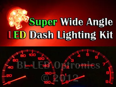 Red LED Dash Kit Suits Toyota Corolla AE82 AE86 AE92 • $17.95