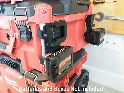 M18 Milwaukee PACKOUT Battery Mount/Holder For 1 2 Or 3 Batteries • $27.99