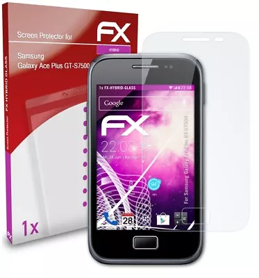 AtFoliX Glass Protector For Samsung Galaxy Ace Plus GT-S7500 9H Hybrid-Glass • £10.79