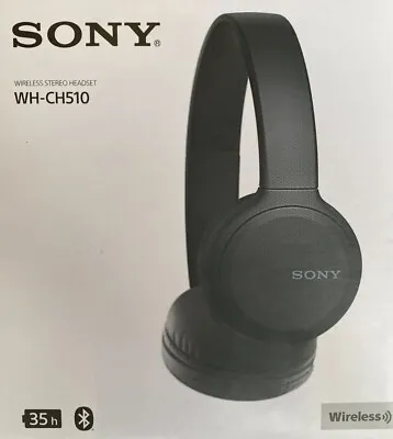 $95 • Buy Sony NEW - WHCH510B - WH-CH510 Wireless Headphones (Black)