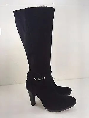 Gabriela Rocha Black Suede Leather Boots Size 6.5 Womens  • $49.99