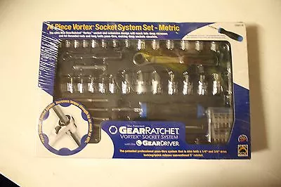 Gear Ratchet 74pc Vortex Socket System Set Metric GR80174 • $75.99