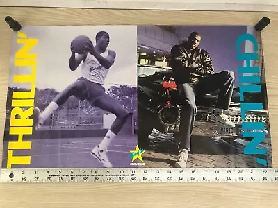 1990 Magic Johnson Rare Converse Shoes Thrillin And Chillin 13.5 X 22.75  Poster • $42.44