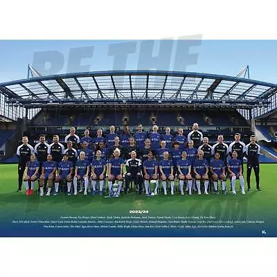 Chelsea FC Women's 23/24 Squad Poster - OFFICIALLY LICENSED PRODUCT A4 A3 A2 • £6