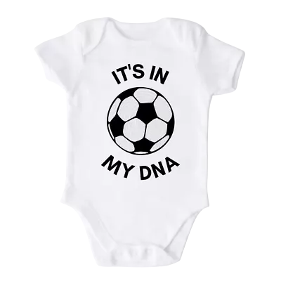 It's In My DNA Baby Onesie® Soccer Kids Shirt Sport Baby Outfit For Soccer • $15.99